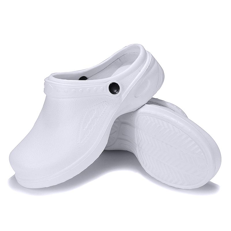 Kobiety Medical Nursing Kitchen Slip On Wygodne Lekkie Antypoślizgowe Buty Robocze Mieszkania