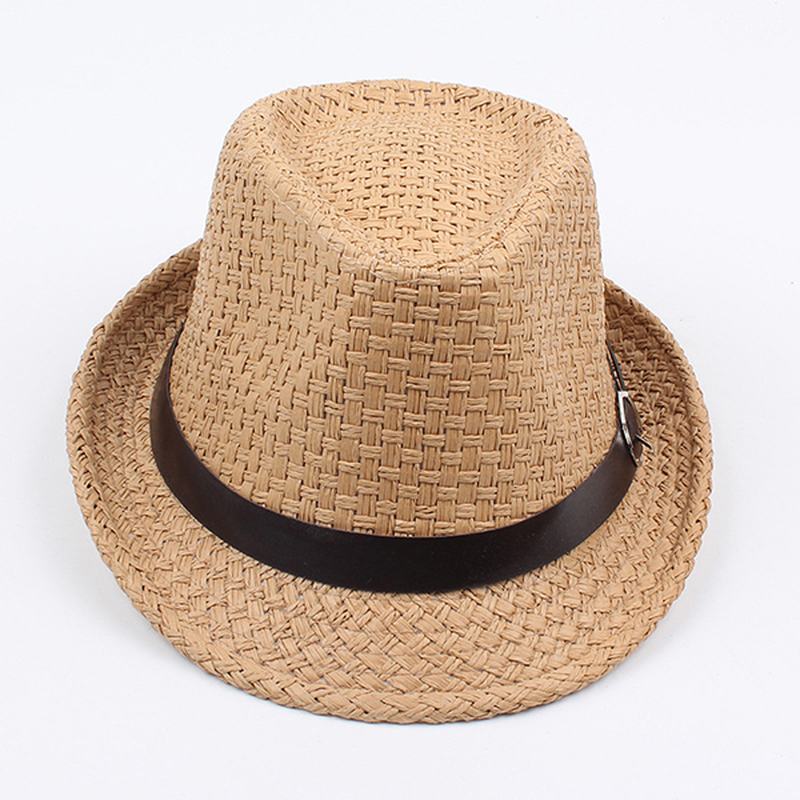 Mężczyźni Kobiety Klasyczny Kapelusz Kowbojski Z Szerokim Rondem Słomkowy Kapelusz Outdoor Visor Fedora Beach Panama Hats