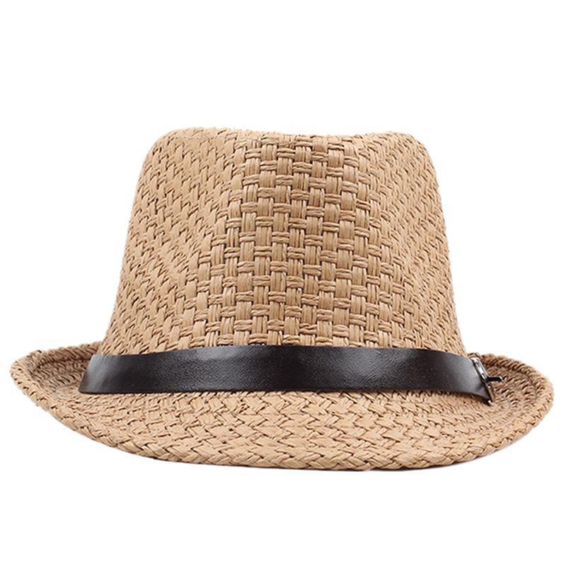 Mężczyźni Kobiety Klasyczny Kapelusz Kowbojski Z Szerokim Rondem Słomkowy Kapelusz Outdoor Visor Fedora Beach Panama Hats