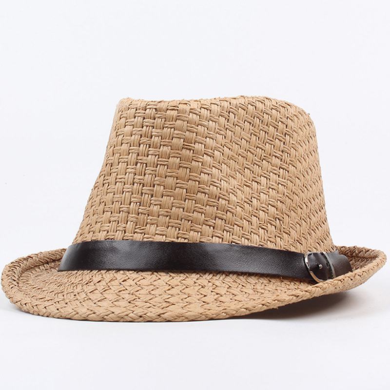 Mężczyźni Kobiety Klasyczny Kapelusz Kowbojski Z Szerokim Rondem Słomkowy Kapelusz Outdoor Visor Fedora Beach Panama Hats