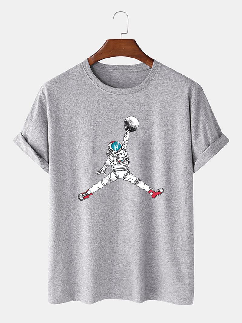 T-shirty Z Krótkim Rękawem I Okrągłym Dekoltem Astronaut