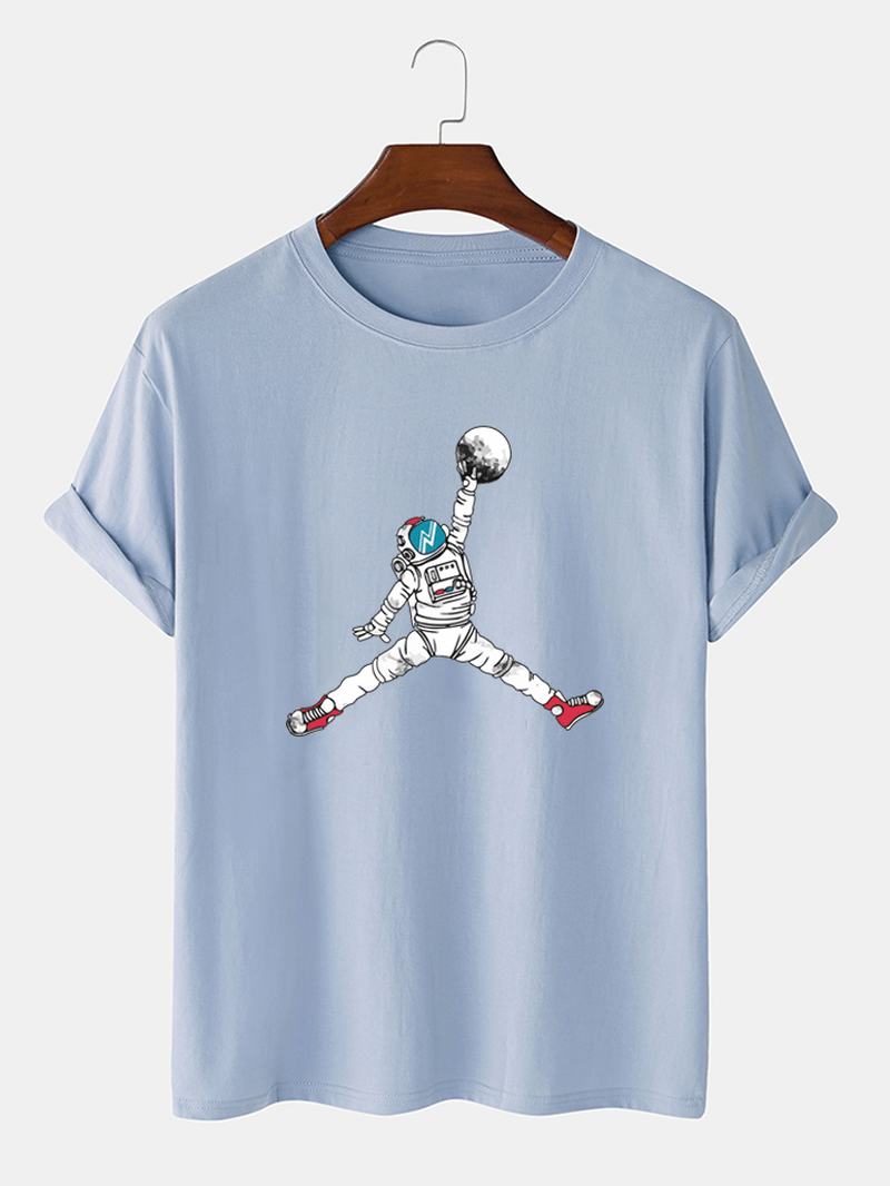 T-shirty Z Krótkim Rękawem I Okrągłym Dekoltem Astronaut